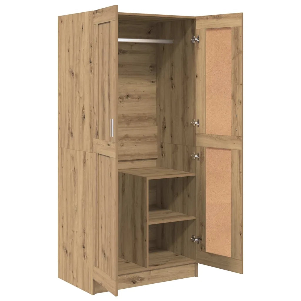 Guardaroba con porta Rovere Artigianale 82,5 x 51,5 x 180 cm 875162