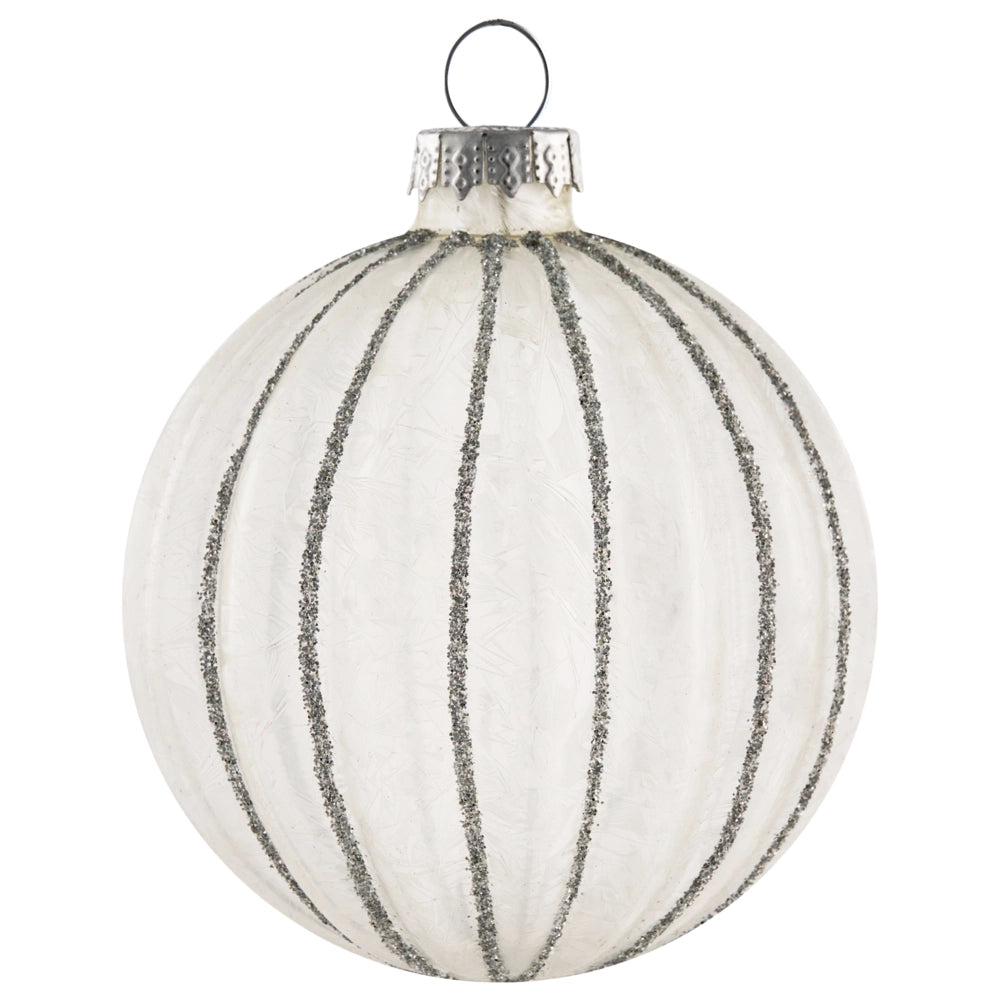 Set di 35 palline di Natale in vetro da appendere all'albero di Natale in stile tradizionale glamour blu