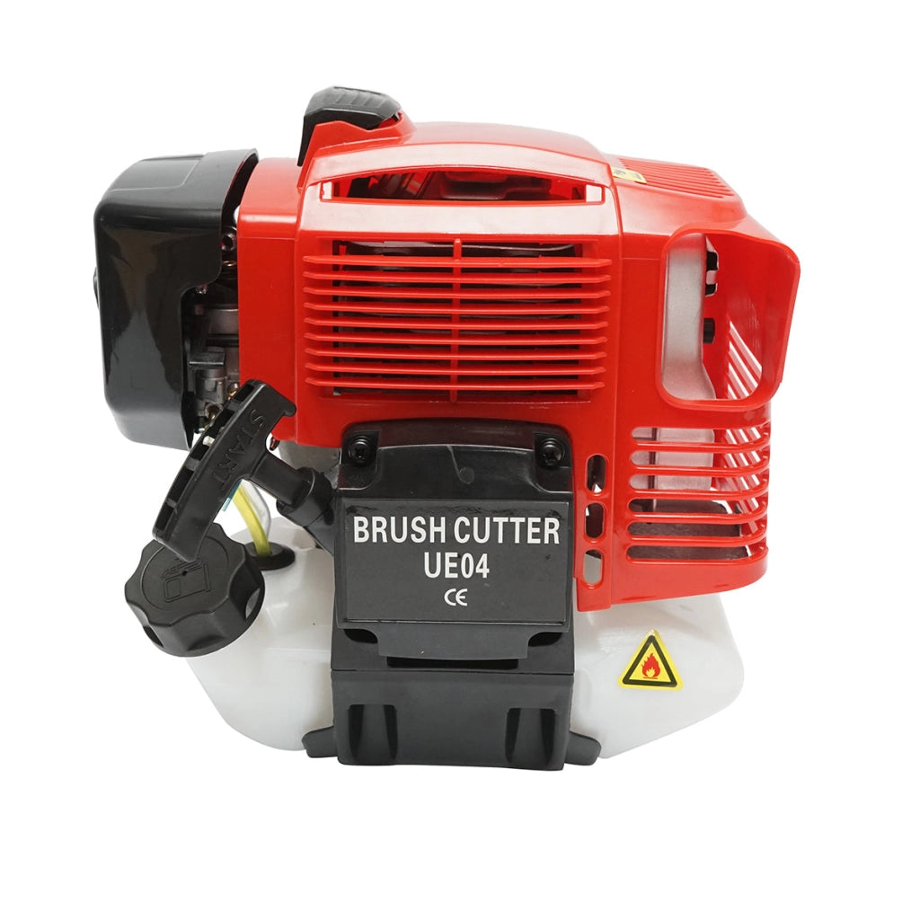 Decespugliatore a benzina 2,5 CV, 2T 52 cc, velocità 8000 giri/min, disco 3T, tamburo portafilo, kit accessori incluso
