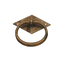 Maniglietta anticata - 50x48 mm. - anticato