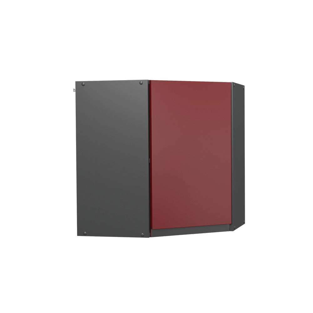 Mobile angolare da cucina R-Line Rosso/Antracite 57 cm Forma a J Vicco
