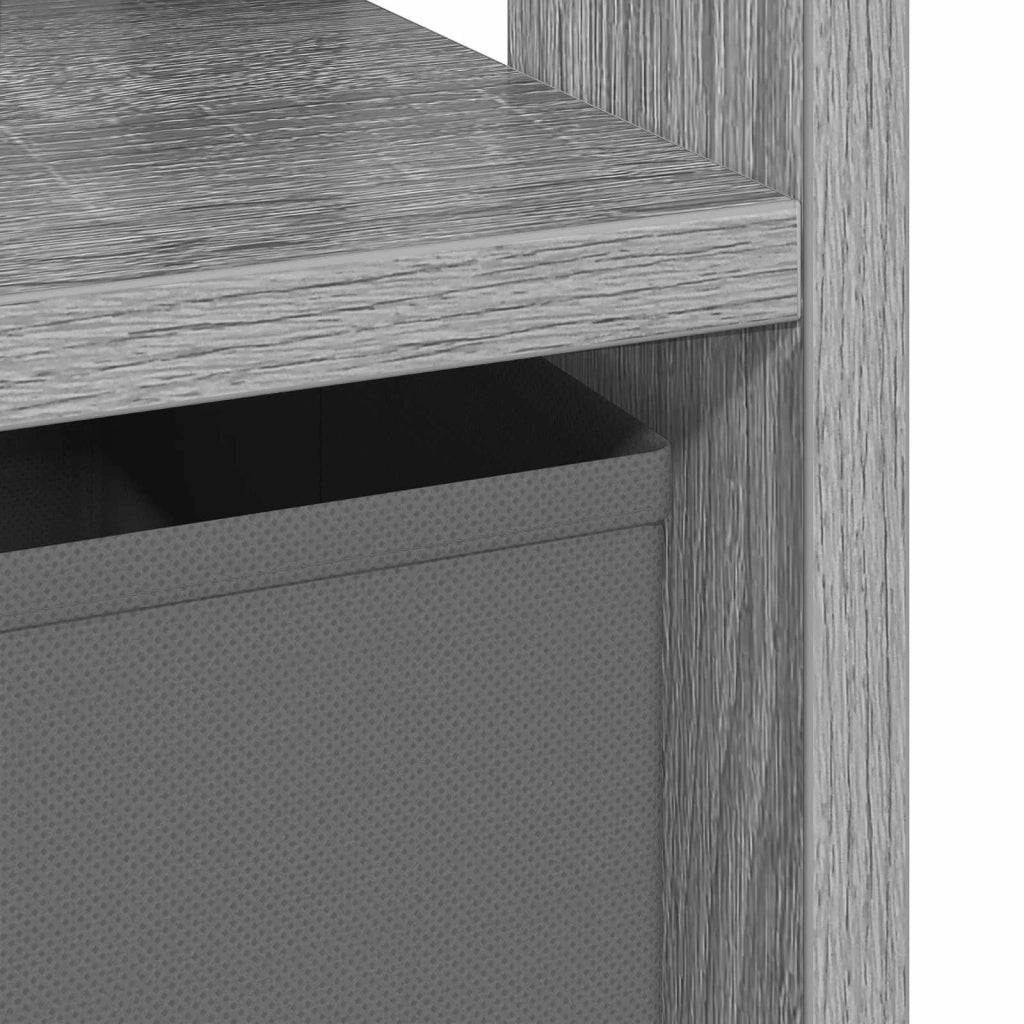 Comodino 2 pcs Grigio Sonoma 41 x 40 x 45 cm Legno multistrato 8000431