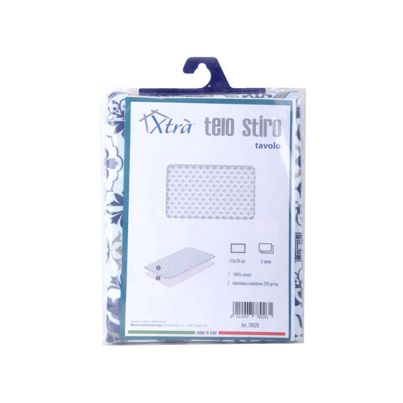 Telo Asse Stiro 2 Strati Tavolo 115X70 Xtra 09905