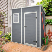 Casetta da giardino in resina - PREMIUM MANOR 64SP - 2mÂ² - Grigio