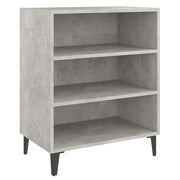 Credenza | Madia | Buffet da pranzo | Armadio da pranzo Grigio Cemento 57x35x70 cm in Legno Multistrato