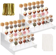Supporto per Cakes Pop 3 Livelli - Lolly Holder - 33 Fori - Rimovibile - Robusto - Design Elegante
