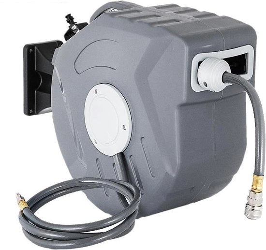 Box di tubi per irrigazione - Tubo in bobine - Avvolgibile - 20 + 2 Metri di tubo per giardino