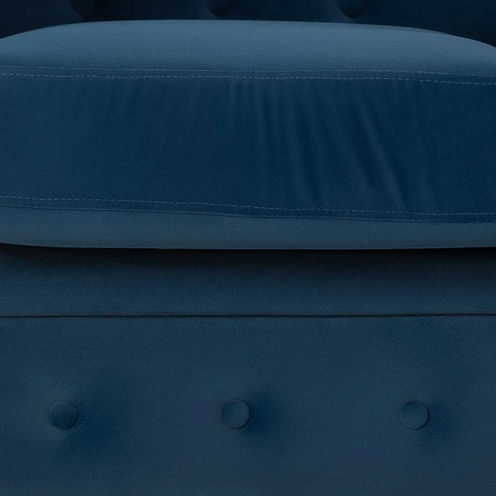 Poltrona blu navy 110x81x77h cm