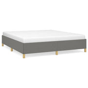 Letto matrimoniale | Letto per adulti | Struttura Letto a Rete a Molle Grigio Scuro 160x200 cm Tessuto