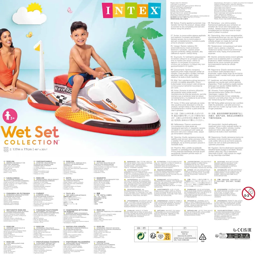 INTEX Wave Rider Cavalcabile 117x77 cm 92544