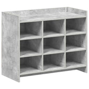 Mobile per scarpe Grigio Cemento 85 x 39,5 x 70 cm 8011366