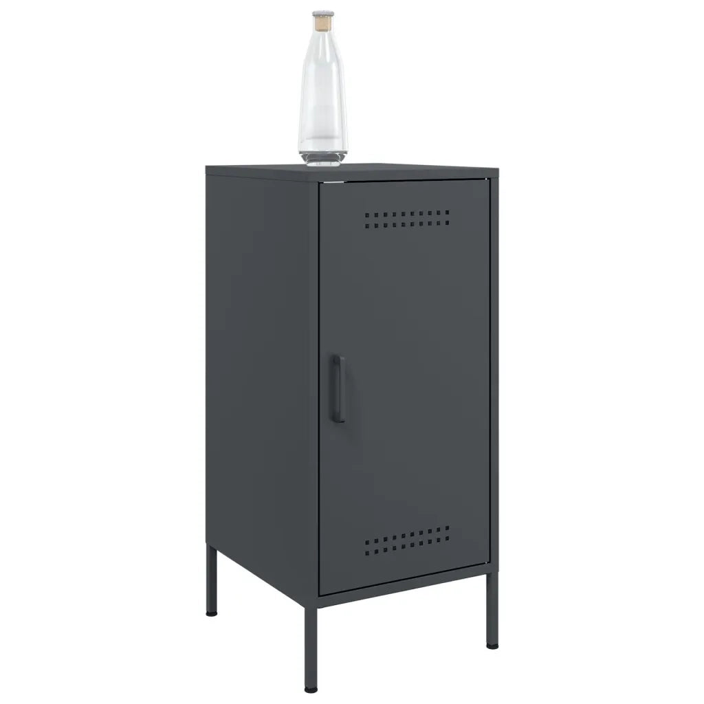 Credenze 2 pz Antracite 36x39x79 cm in Acciaio 843017