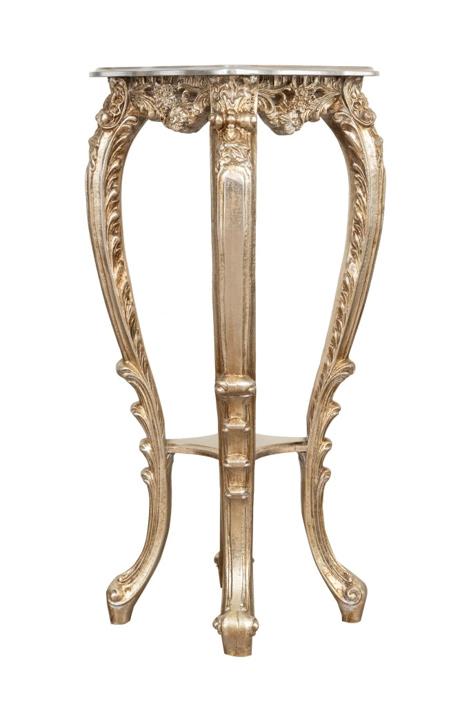 Biscottini PANCHETTO PORTAVASO IN FINITURA FOGLIA ARGENTO ANTICATO MADE IN ITALY Offerta