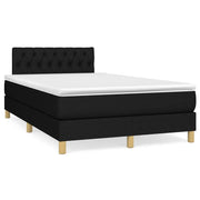 Giroletto a Molle con Materasso Nero 120x190 cm in Tessuto 3269795