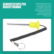 Penne di sostegno per pesi corrosione resistente - magnetica - con manico in acciaio inossidabile - per allenamento con pesi - 10,9 cm - durata e affidabilità - penne per pesi