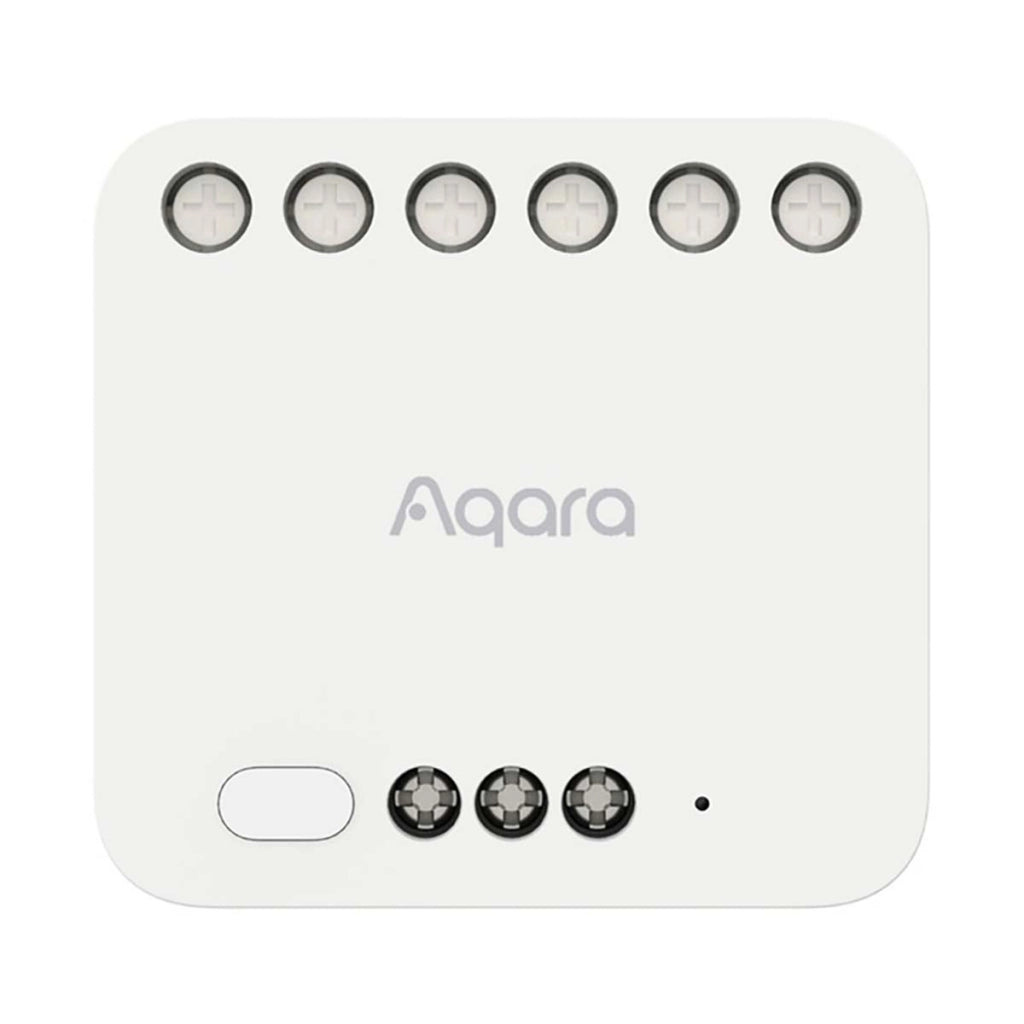 Modulo di controllo Smart T2 a doppio relè per dispositivi collegati Bianco Aqara