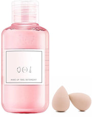 Pulitore a spazzola 150 ml - Pulente Liquido - Elimina Effettivamente la Sporcizia - Spazzole per Trucco/Sfere di Spugna - Duraturo e Sicuro - Pulente per Trucco