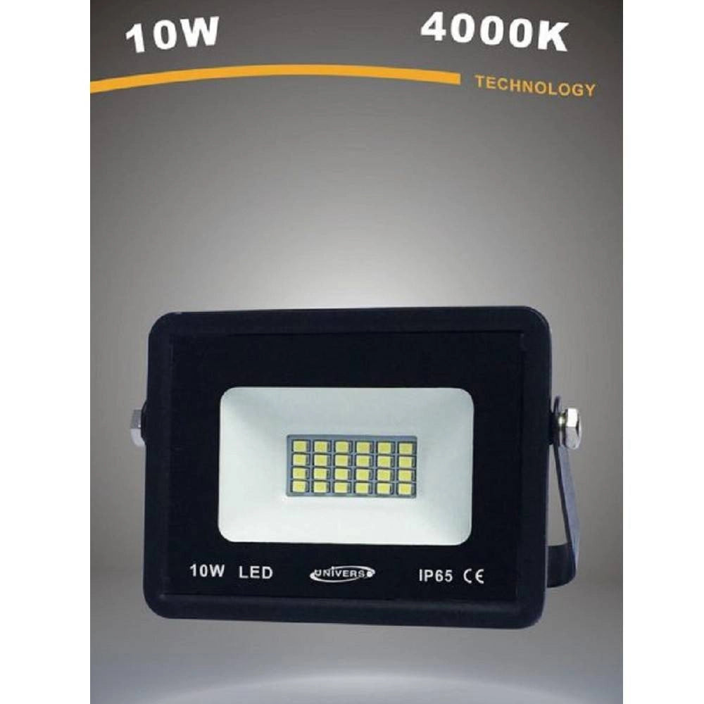 Trade Shop - Faro Led Ultra Slim Proiettore Luce 4000k 6500k 3000k Scocca Nera 10watt F10w-n1 -