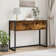 Tavolino Quercia Fumosa 100 x 36 x 75 cm Legno multistrato