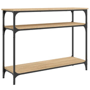 Tavolo Consolle | Tavolo d'Ingresso Rovere Sonoma 100x29x75 cm in Legno Multistrato