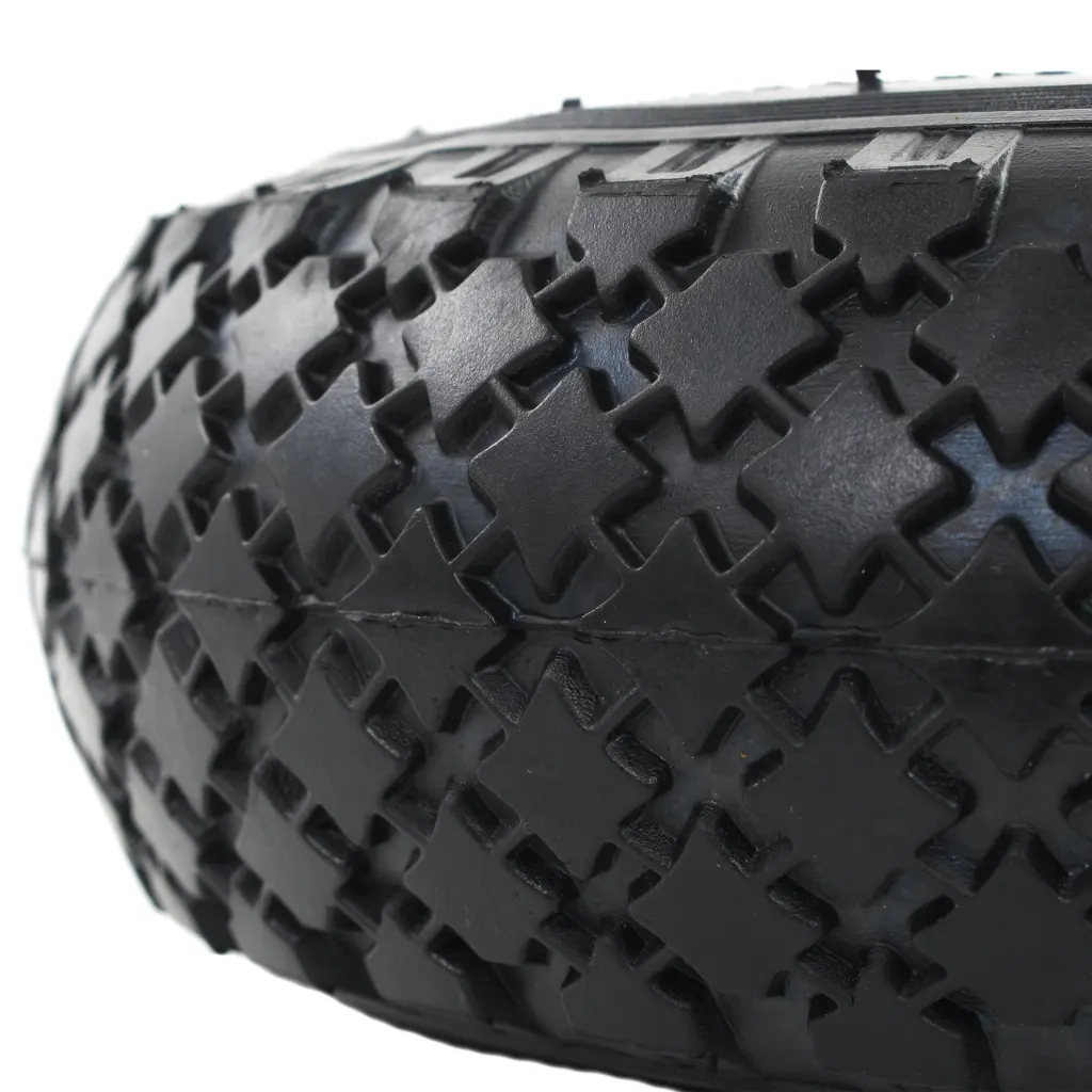 Ruote Carrello a Mano 2 pz Gomma 3.00-4 (245x82) 142969