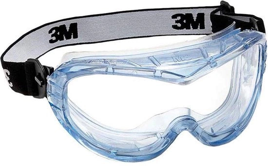 Visiera di sicurezza con AS AF e rivestimento UV - ideale per indossare con maschere di protezione respiratoria e occhiali
