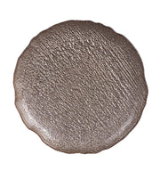 Piatto decorativo in vetro veux oro 21 cm