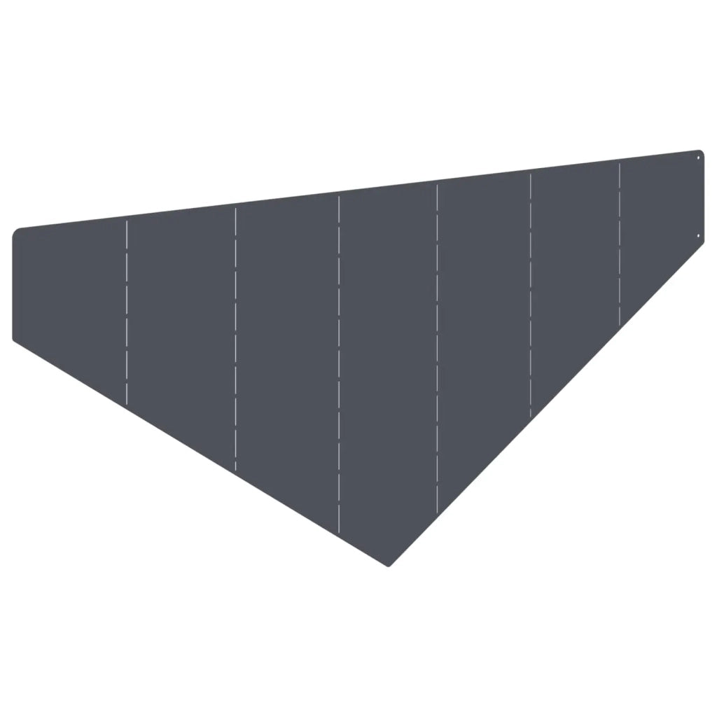 Bordura per Prato 4 pz 100 x 45 cm Acciaio Antracite 8008894