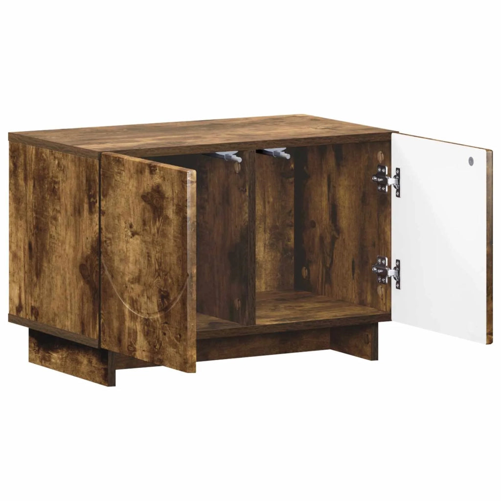 Supporto TV 60 x 34.5 x 40 cm Rovere Fumo Legno ingegnerizzato 8011563