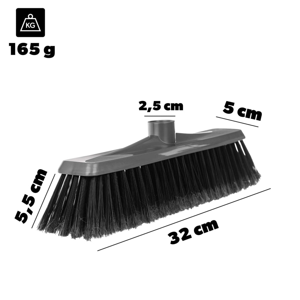 Scopa per pavimenti KADAX con testina universale da 27 cm