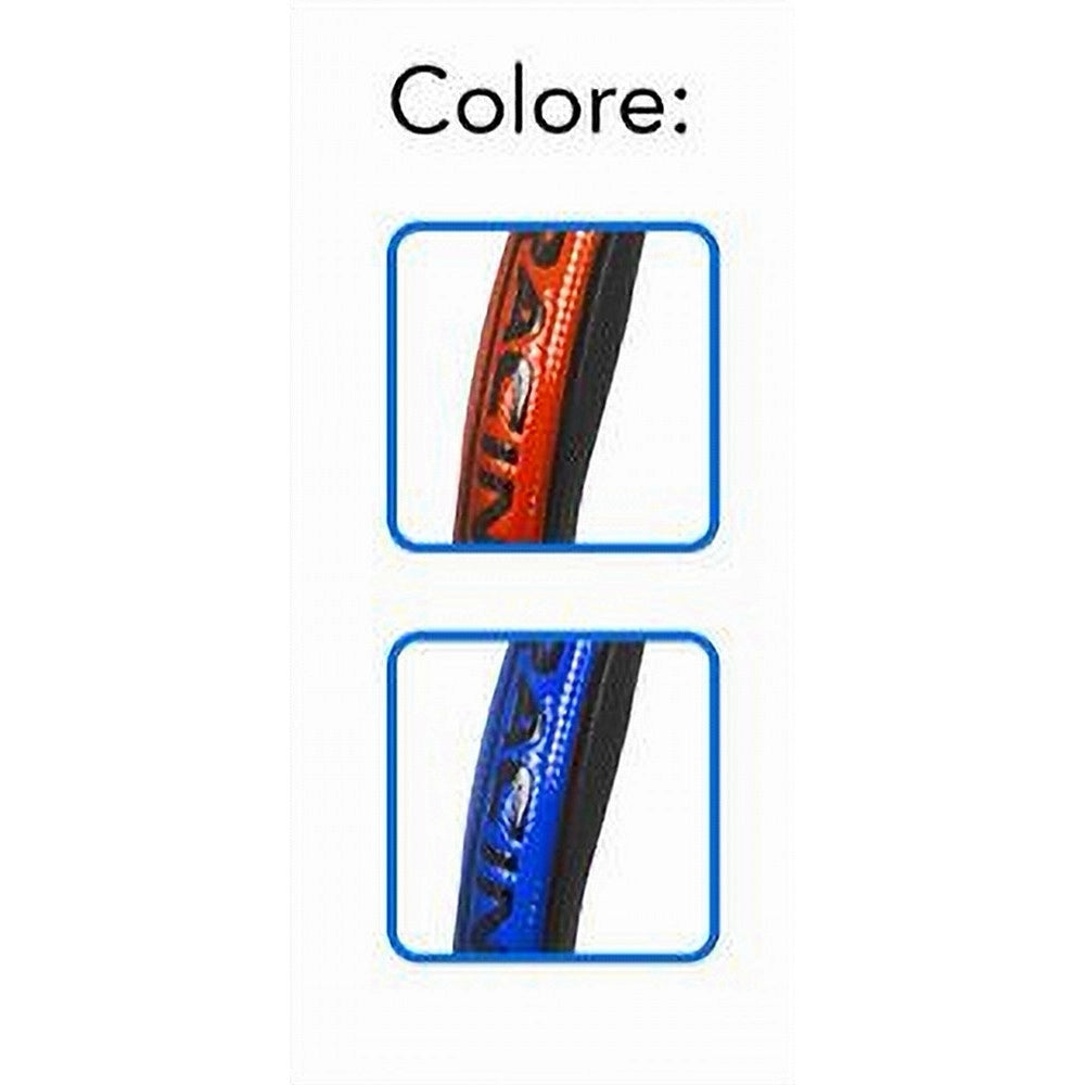 Trade Shop - Coprivolante Universale Per Auto Fodera Sterzo 38cm Nero Dettagli Laterali Cv-24 -