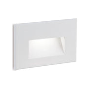 Segnapasso In Alluminio Svasato Liscio Bianco Led 3 W 300 Lm 3000K Spina