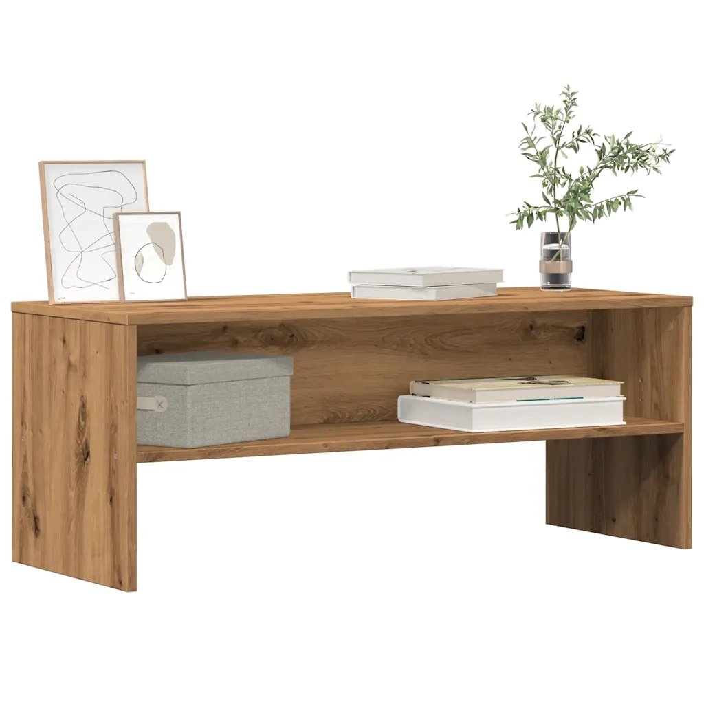 Mobile TV | Armadietto TV | Mobile Porta TV Rovere Artigianale 100x40x40 cm in Truciolato