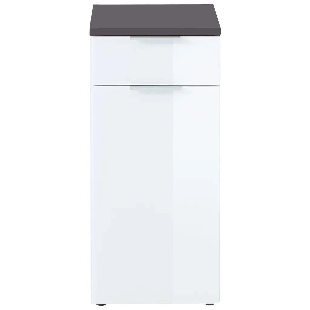 Germania Armadietto Base da Bagno GW-Pescara Grafite e Bianco 436468