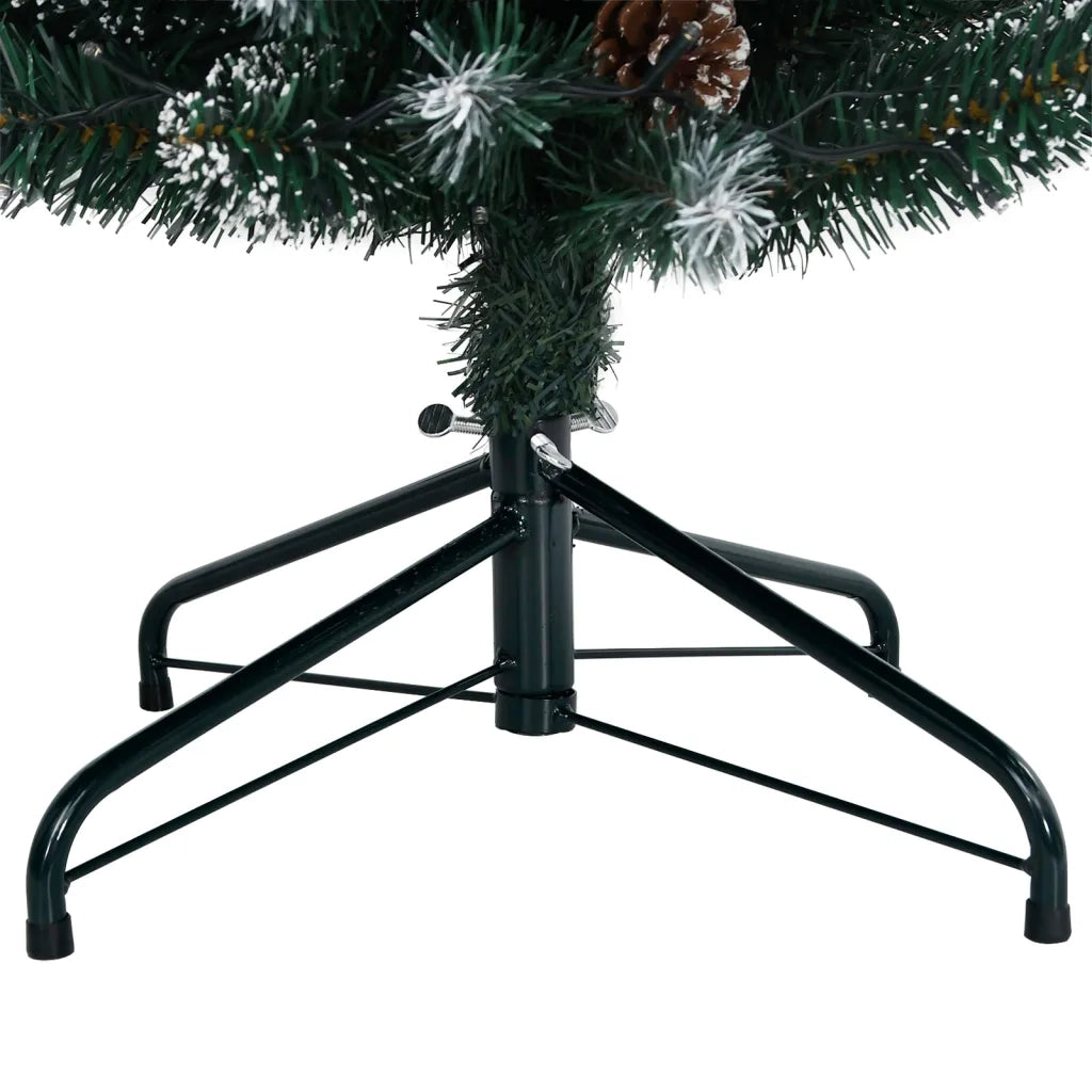 Albero di Natale | Decorazioni natalizie Artificiale Sottile con 150 LED 150 cm