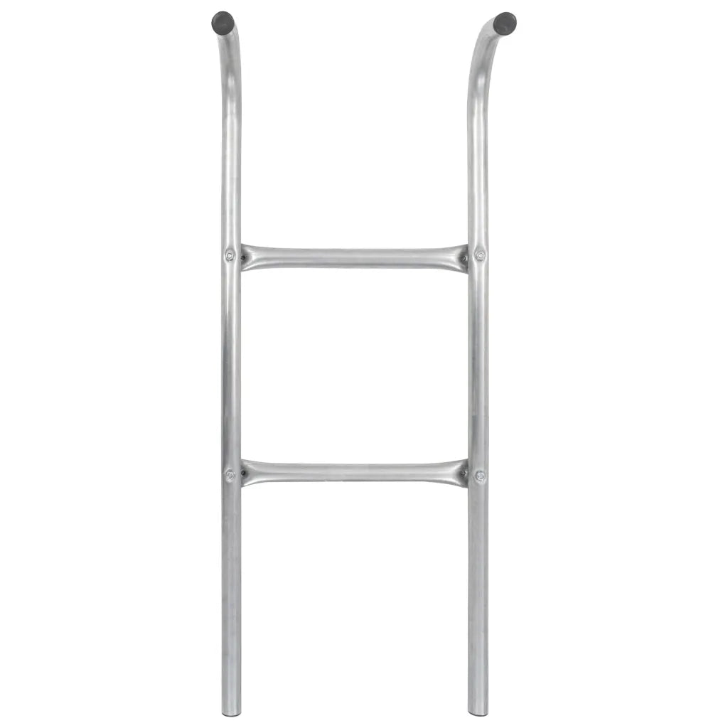 Scaletta per Trampolino Elastico 2 Gradini in Acciaio Argento 102,6 cm 92409