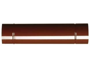 TUBO PORCELLANATO PER STUFE A LEGNA MARRONE ALA SMALTO CLASSIC  ø mm.120x1000h.    ALA
