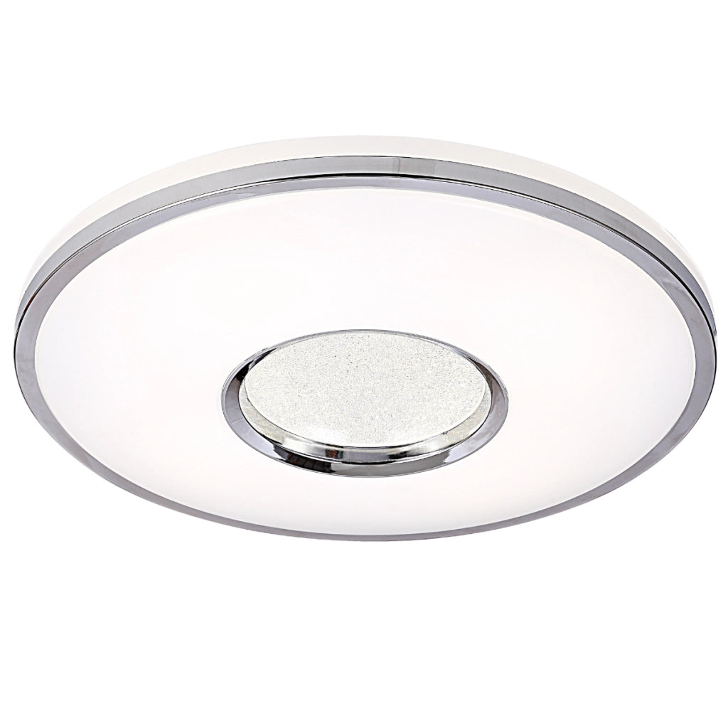 Plafoniera LED Polux Leon 39cm 48W CCT IP44 con telecomando