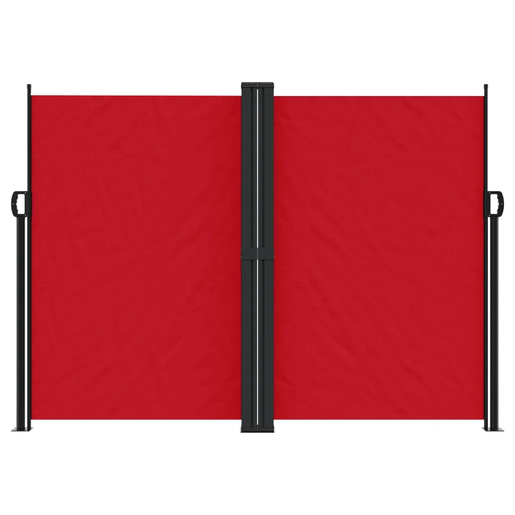 Tenda da Sole Laterale Retrattile Rossa 180x1000 cm 4004747