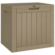 Cassapanca da giardino 55,5 x 43 x 53 cm marrone chiaro pp 02_0013139
