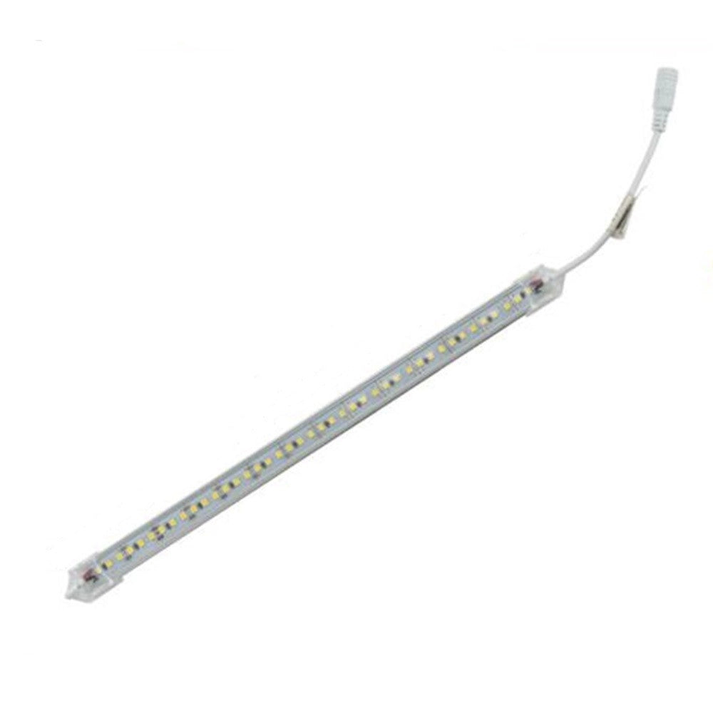 Trade Shop - Profilo Alluminio Completo Di Led 60cm 10w Luce 6500k 3000k 4000k 3014-12v-60t - -bianco Caldo      -