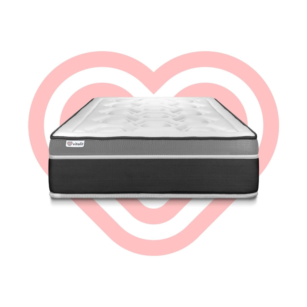 Materasso 100x200 cm a molle insacchettate e memory foam - Vital Care