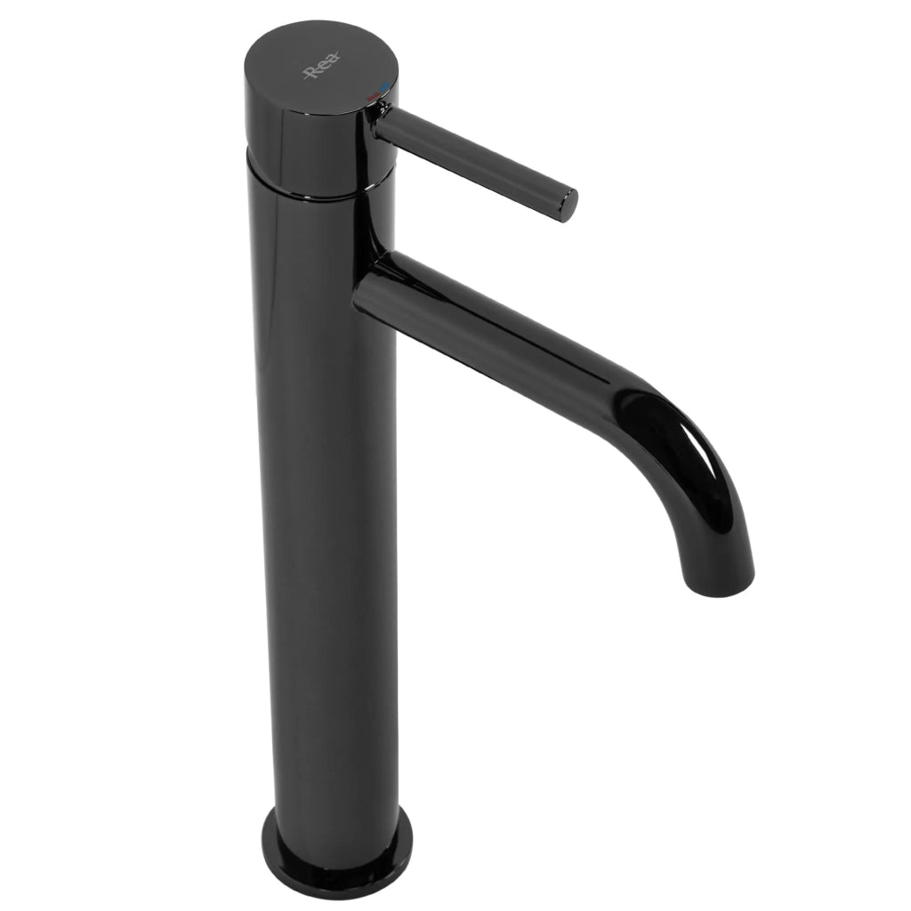 Rubinetto Da Lavabo Rea Lungo Black Metallic High