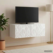 Mobile Porta TV da Muro 78,5 x 31 cm Bianco 898885