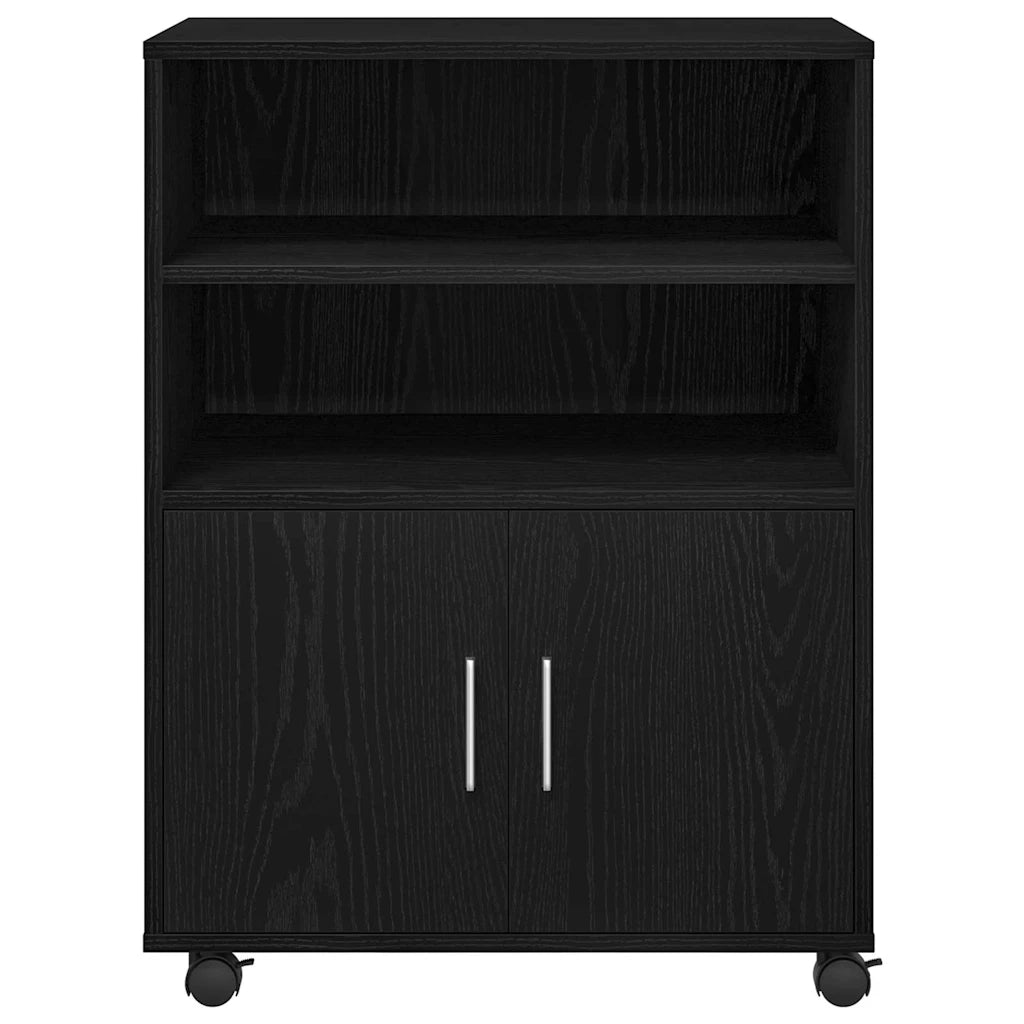Armadietto con lo scaffale Rovere Nero 60 x 48 x 74.5 cm CFW2852290