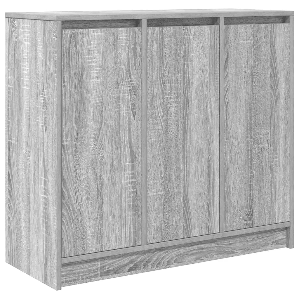 Credenza Grigio Sonoma 85x34x76 cm in Legno Multistrato 861630