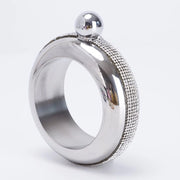 Set creativo 2 in 1 con cinturino e bracciale in acciaio inossidabile 304, modello femminile, contenuto 100 ml, colore argento