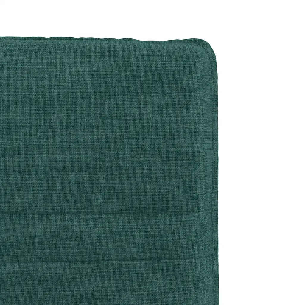 vidaXL Sedie da Pranzo 4 pz in Tessuto Verde Scuro