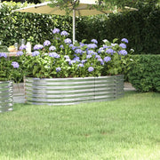Letto Giardino Acciaio Zincato 152x80x36cm Argento 318917