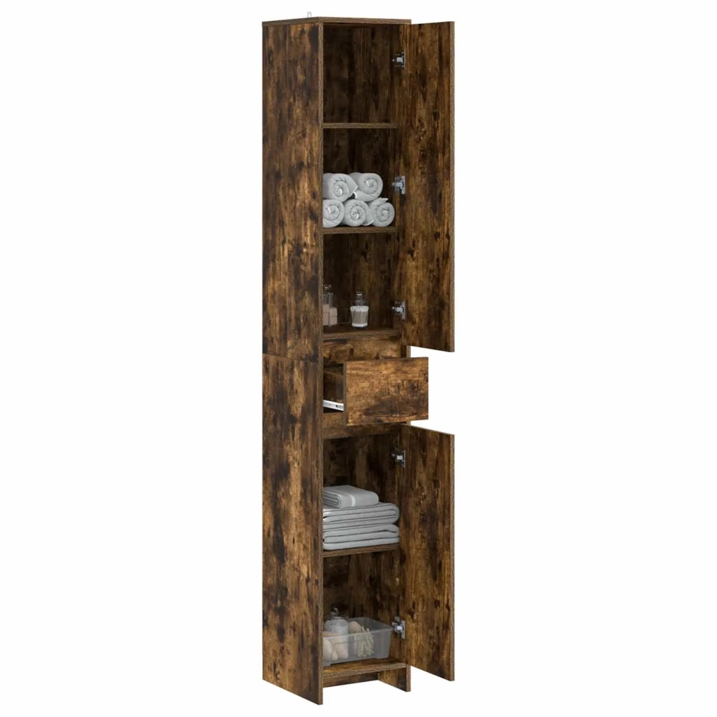 Mobile da Bagno Rovere Fumo 30 x 33 x 190 cm 890756